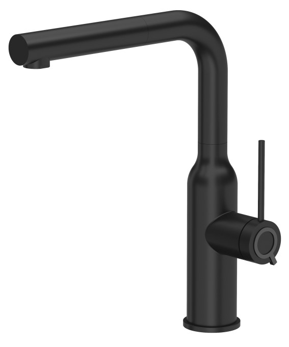 Quadron Angelina Q Line grifo de cocina de pie negro 3573500_BLMQS