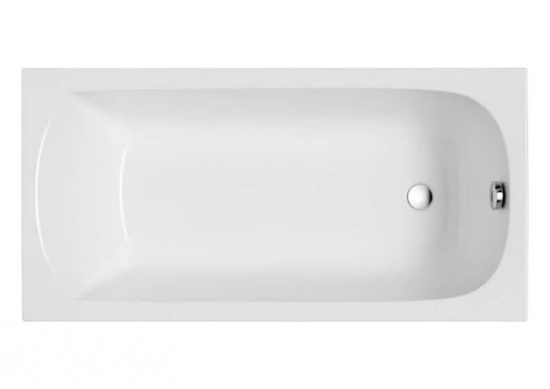 Polimat Classic Slim bañera rectangular slim 150x70 cm blanco 00286