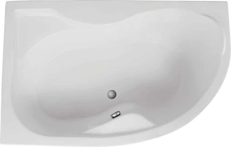 Polimat Dora bañera de esquina 170x110 cm izquierda blanco 00358