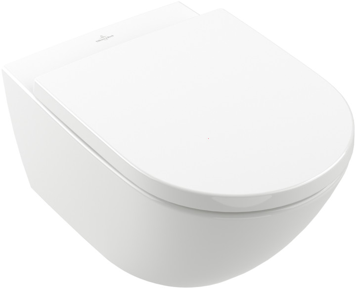 Villeroy & Boch Subway 3.0 conjunto taza de inodoro + tapa suspendido sin reborde blanco brillante 4670TS01