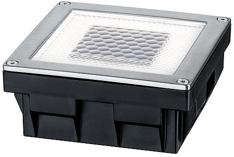 Paulmann Solar Cube lámpara empotrable para suelo 1x0.24 W acero-transparente 93774