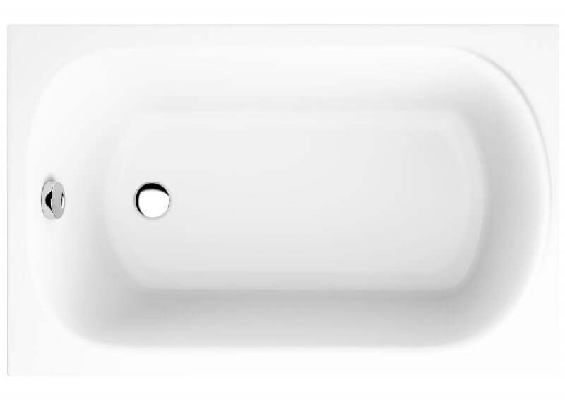 Polimat Mini bañera rectangular 100x65 cm blanco 00059