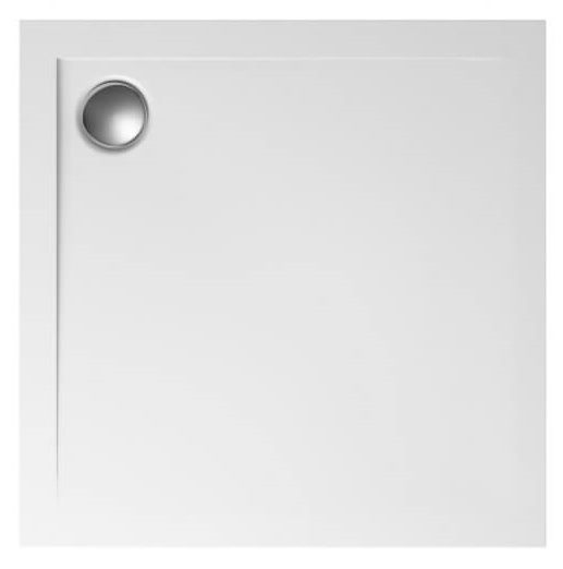 Polimat Geos plato de ducha cuadrado 100x100 cm blanco 00392