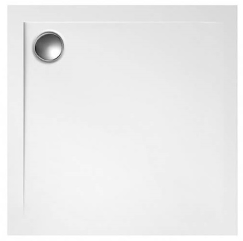 Polimat Geos plato de ducha cuadrado 100x100 cm blanco 00426