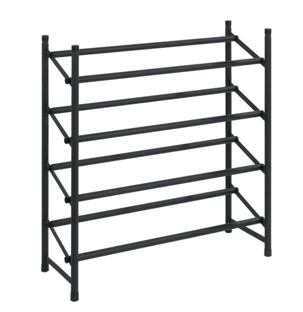 Wenko organizador de zapatos 62x23x68 cm negro 50602100