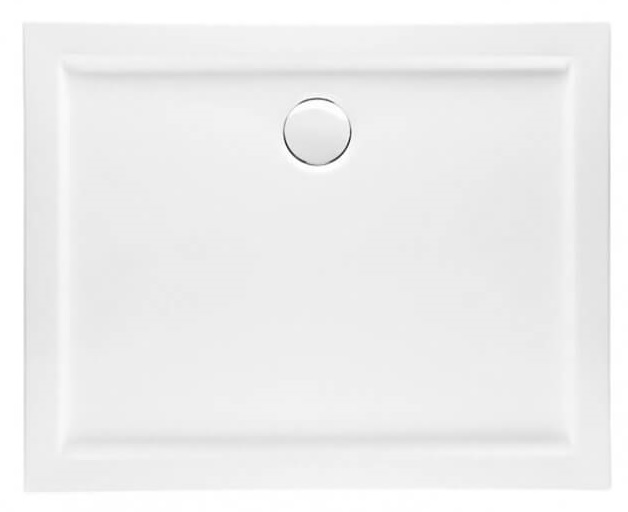 Polimat Goliat plato de ducha rectangular 120x80 cm blanco 00368