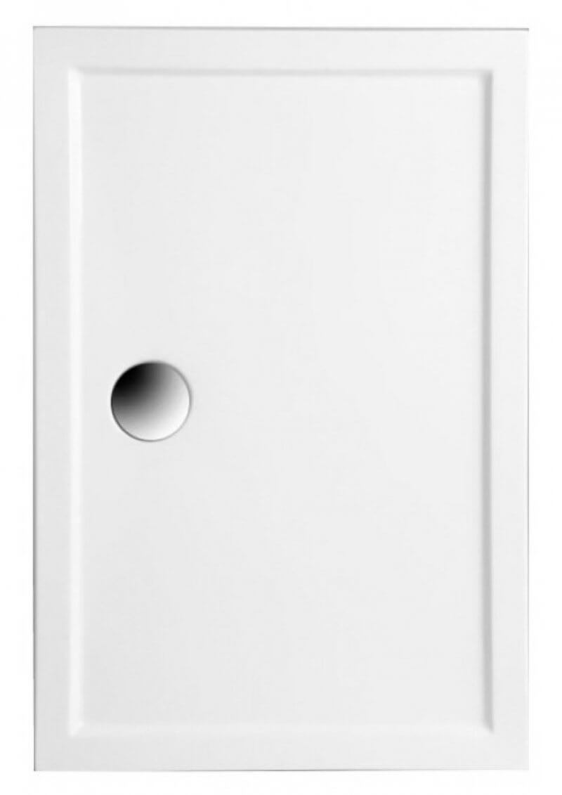 Polimat Goliat plato de ducha rectangular 100x80 cm blanco 00029