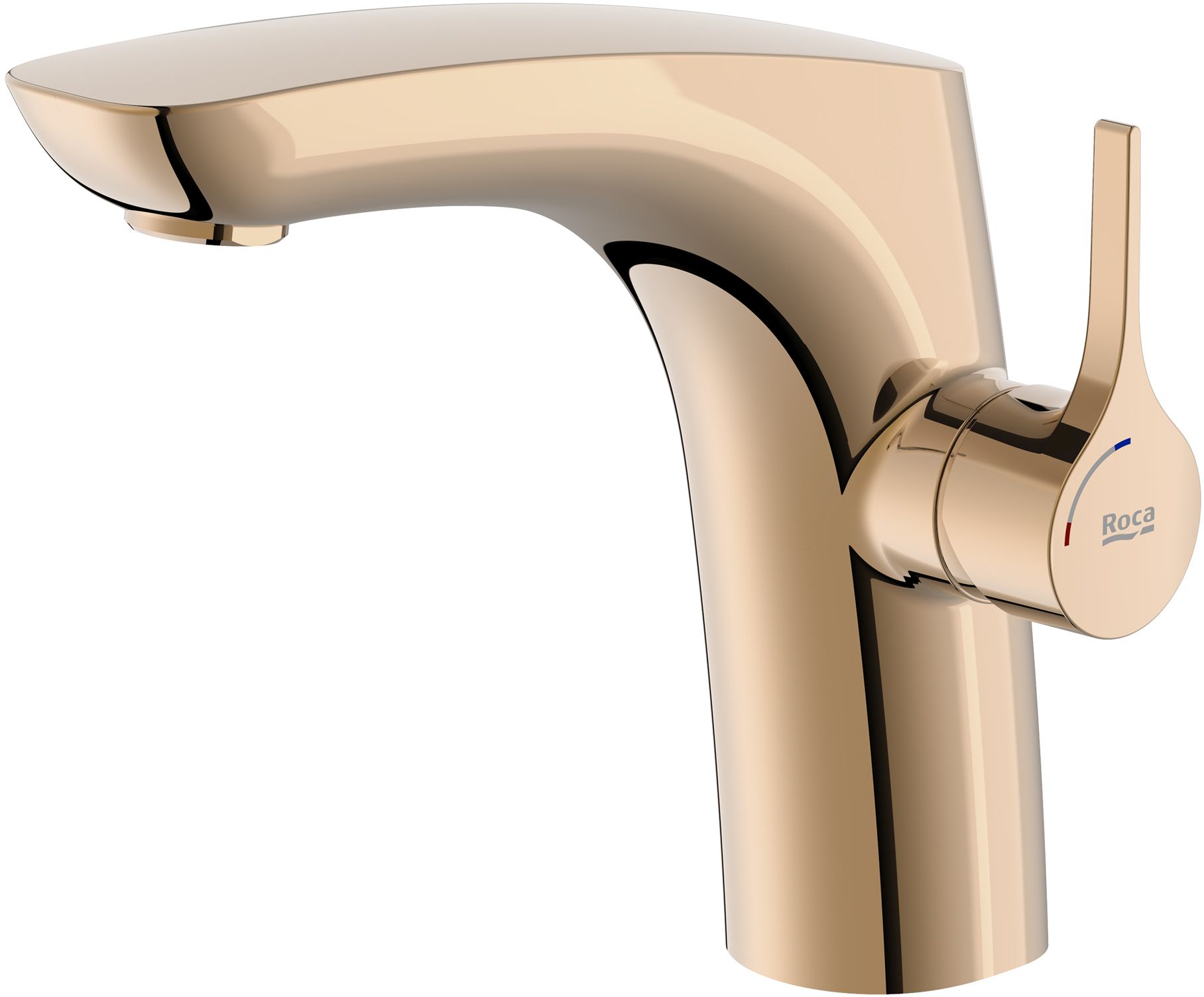 Roca Insignia grifo para lavabo de pie oro A5A3B3ARG0