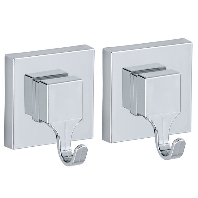 Wenko VL Quadro conjunto de colgadores plata 22688100