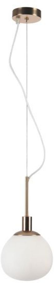 Maytoni Erich lámpara colgante 1x40 W blanco-oro MOD221-PL-01-G