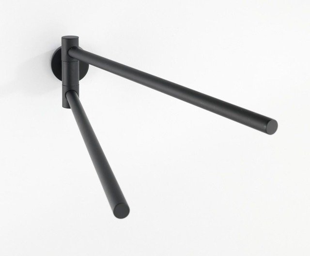 Wenko Bosio toallero negro 24238100