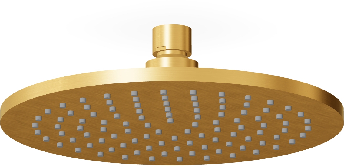 Zucchetti ducha con efecto lluvia 20x20 cm circular || Z94265.C41