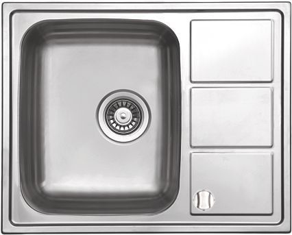 Berg Rill fregadero de acero 61.5x50 cm acero LTL615.500GT8