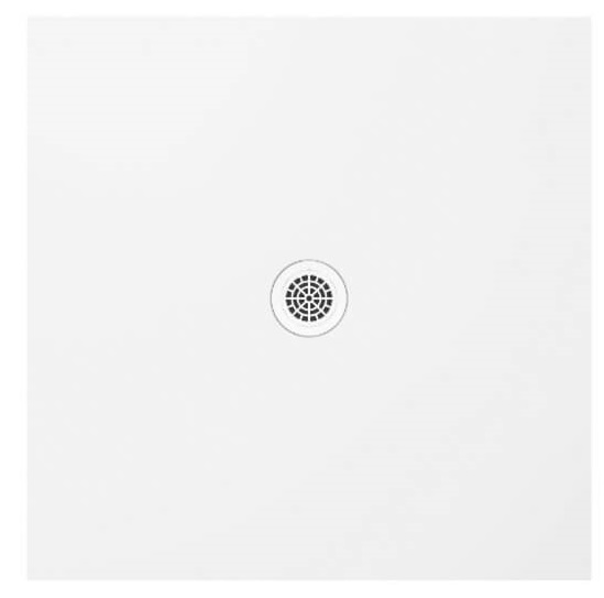 Polimat Fresco plato de ducha cuadrado 90x90 cm blanco 00449