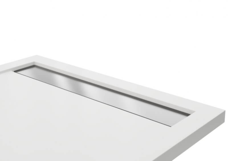 Polimat West New rejilla para desagüe de ducha 85.5 cm acero 00363