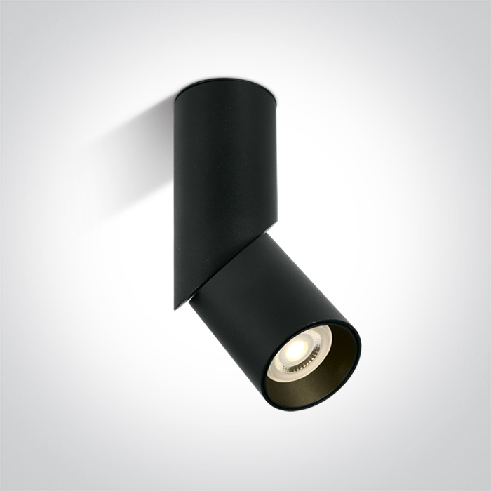 One Light Davos lámpara de techo 1x10 W negro 12105E4/B