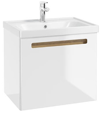 Defra Senso armario 58x43x50 cm suspendido, para lavabo blanco 260-D-06002