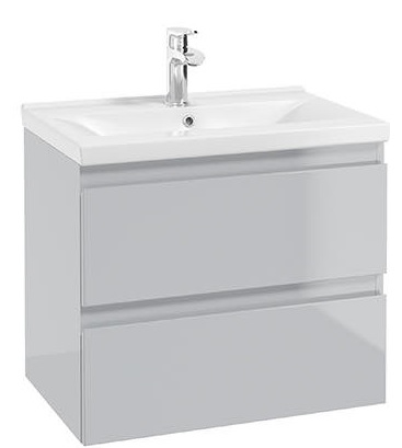 Defra Como armario 59.9x40x50 cm suspendido, para lavabo gris 123-D-06052