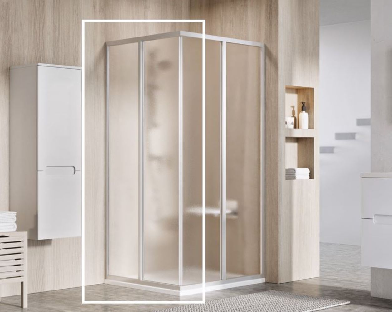 Ravak Supernova puerta de ducha 90 cm corredera satinado mate/ 14V70UO2ZG