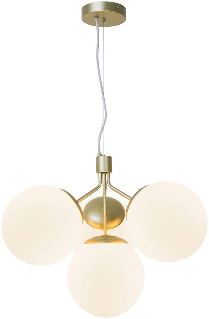 Nordlux Ivona lámpara colgante 4x28 W blanco-latón 2112153035