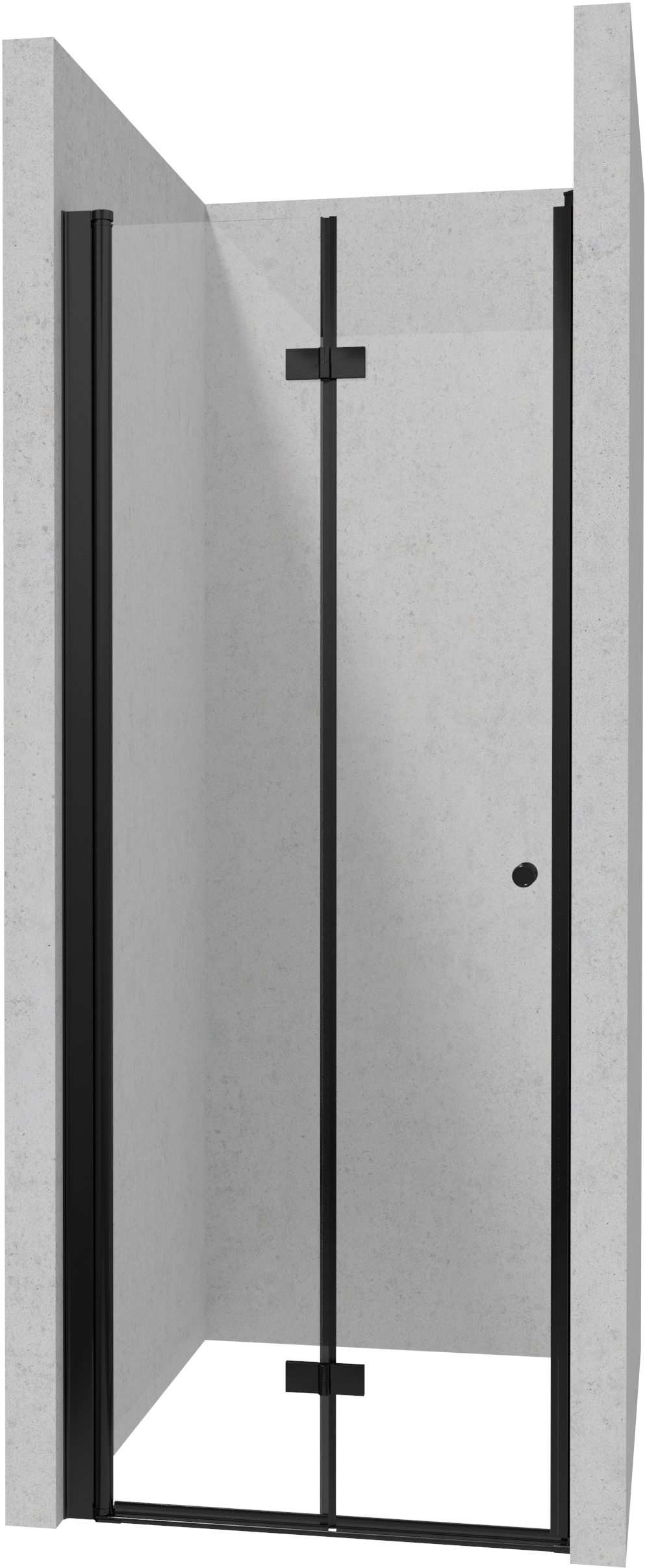 Conjunto puerta de ducha Deante Kerria Plus KTSXN41P, perfil Deante Kerria Plus KTS_N00X
