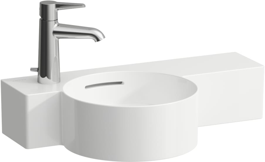 Laufen Val lavabo 55x31.5 cm semicircular clásico blanco H8152830001091