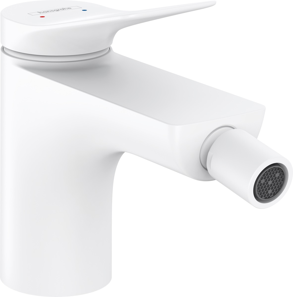 Hansgrohe Vivenis grifo para bidé de pie blanco 75200700
