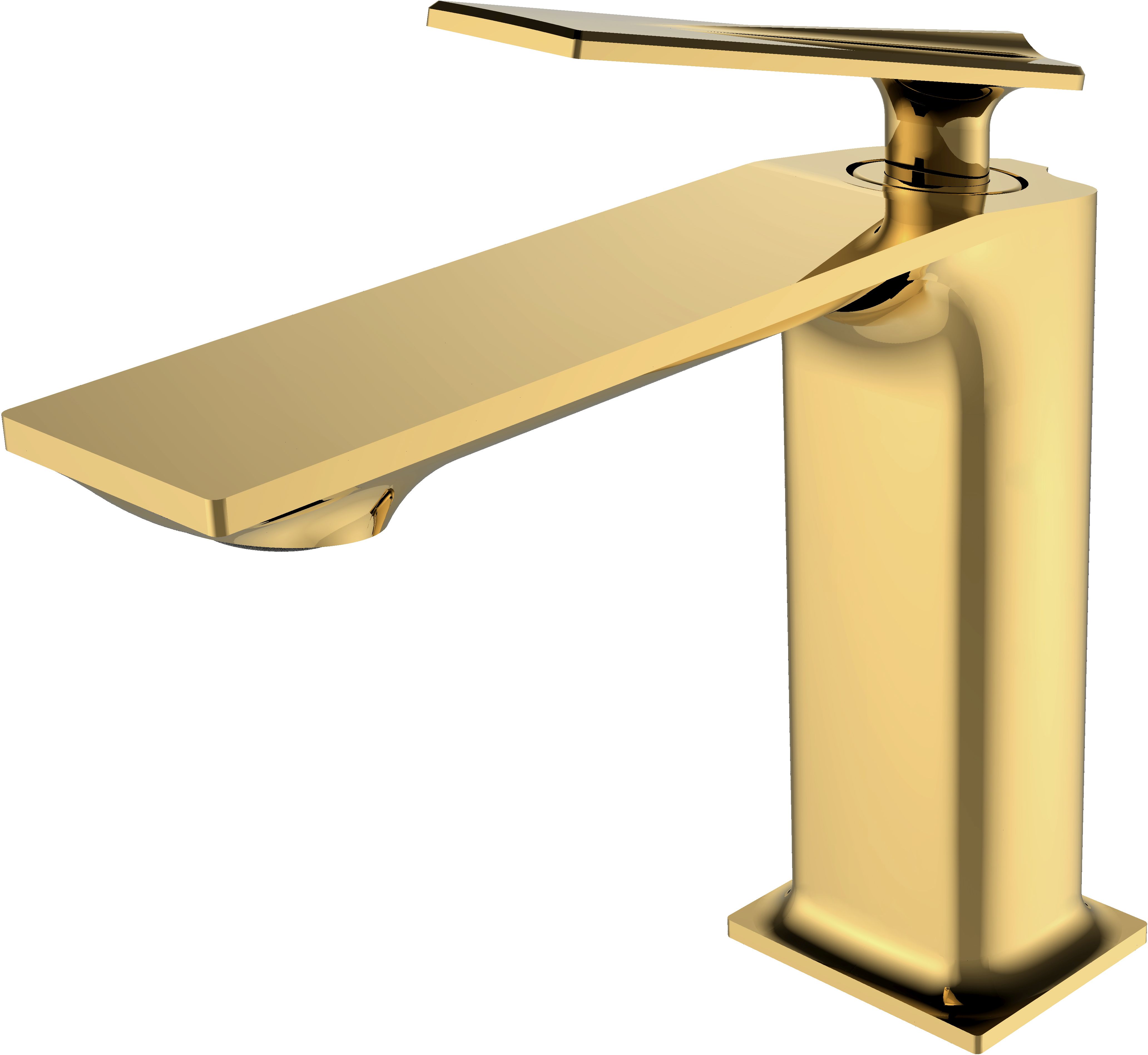 Besco Aspira grifo para lavabo de pie oro BU-AII-ZL