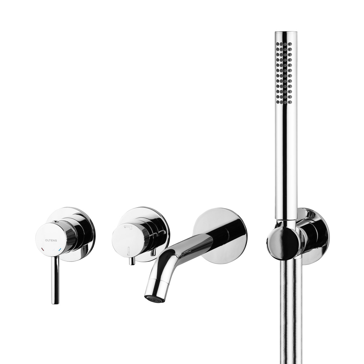 Oltens Molle grifo de bañera y ducha empotrado cromo 34105100