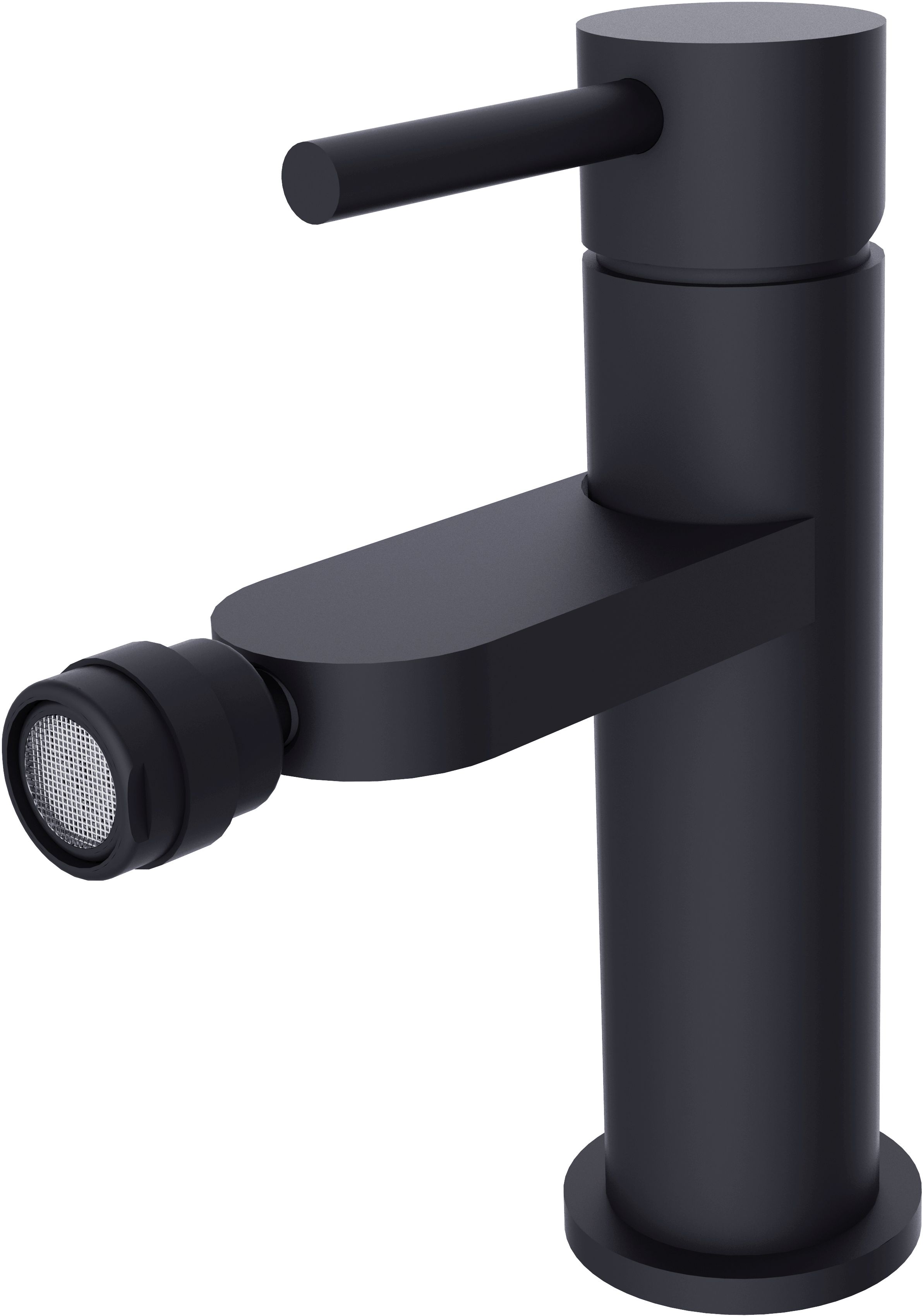 Besco Decco grifo para bidé de pie negro BB-D-CZ