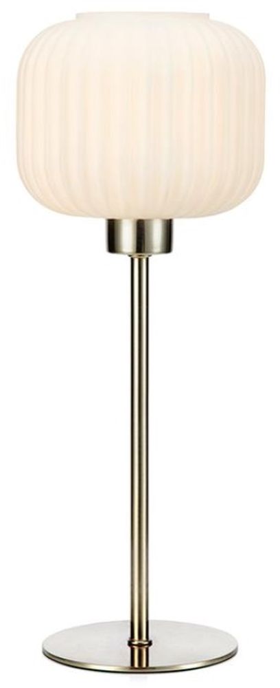 Markslöjd Sober lámpara de sobremesa 1x40 W blanco-acero 108121