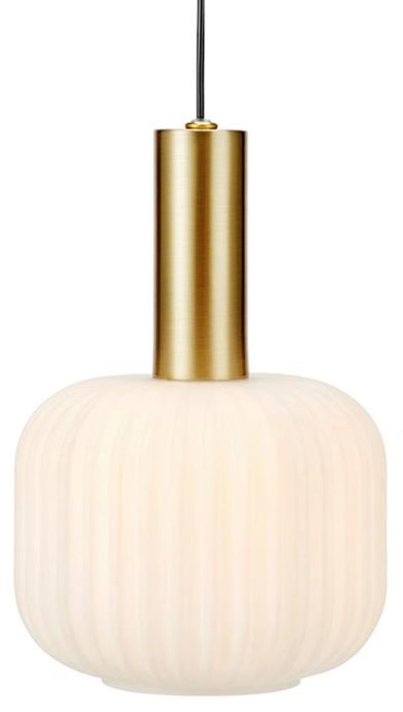 Markslöjd Sober lámpara colgante 1x40 W blanco-latón 108123