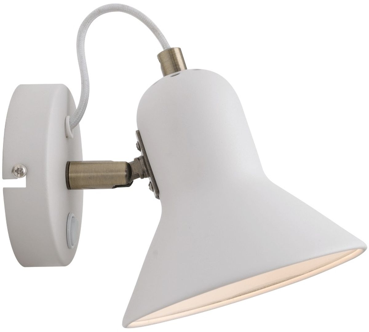 Light Prestige Astama lámpara de pared 1x40 W blanco LP-1122/1WWH