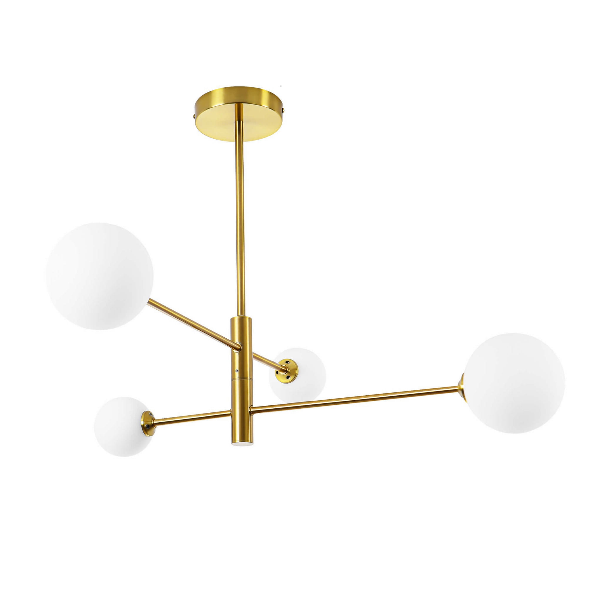Light Prestige Dorado lámpara de techo 4x40 W blanco-oro LP-002/4P