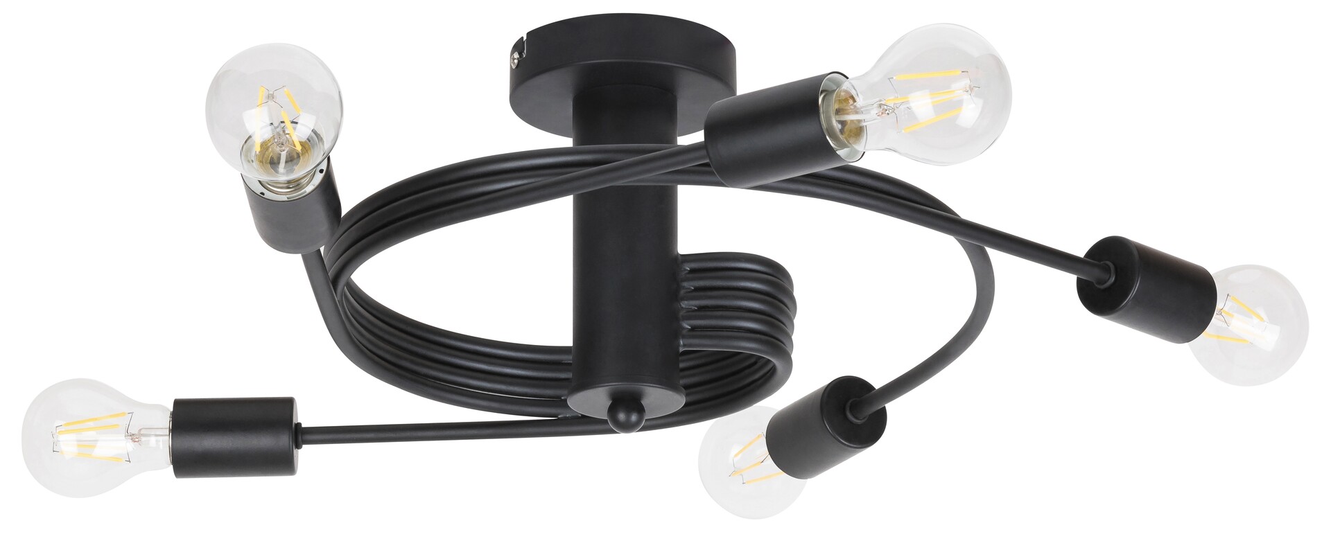 Rabalux Carly lámpara de techo 5x15 W negro 2096