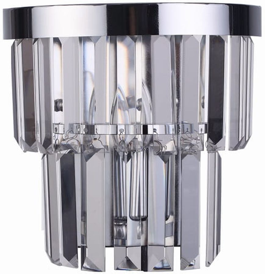 Light Prestige Vetro lámpara de pared 1x40 W cromo-transparente LP-2910/1W