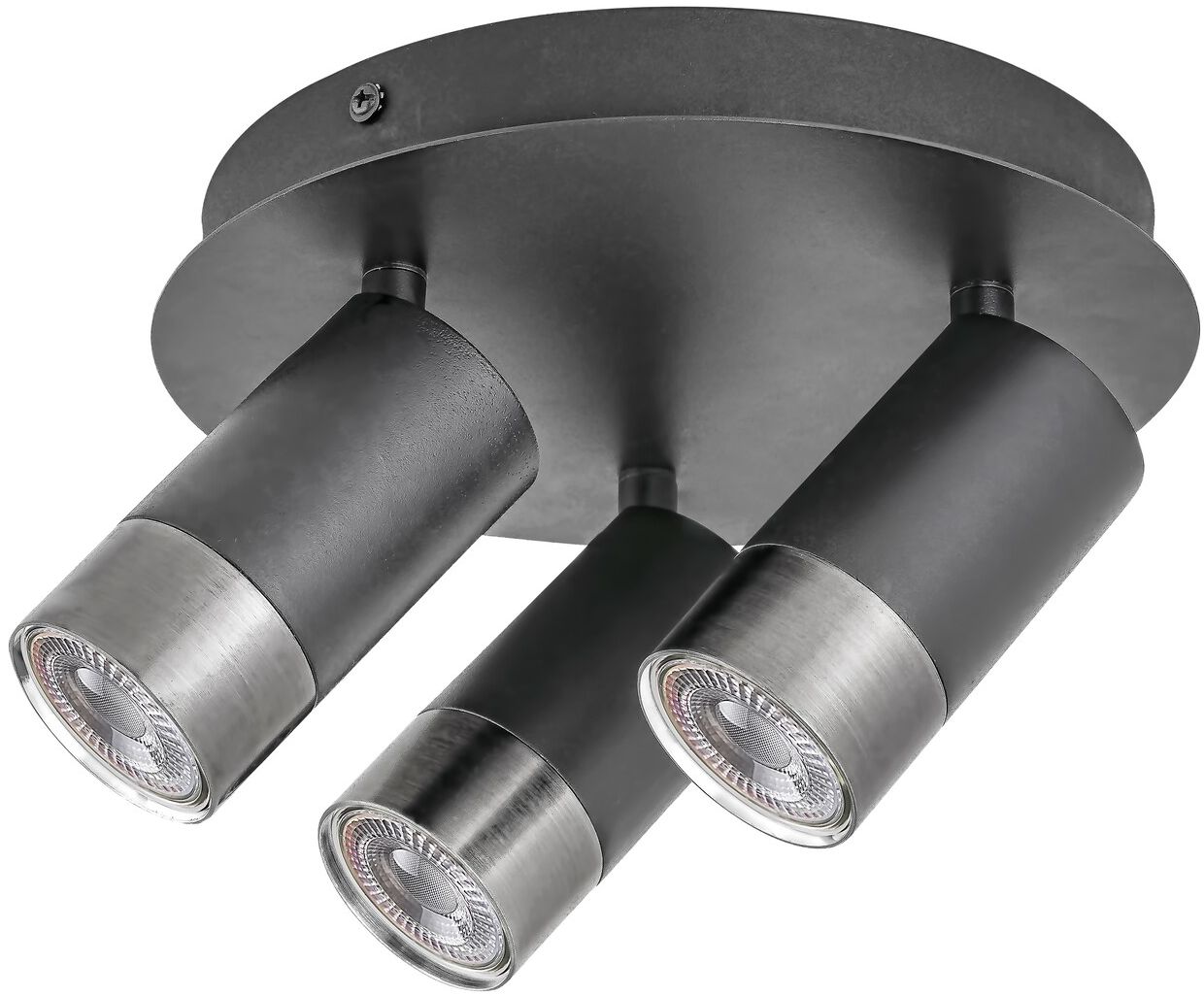 Rabalux Zircon lámpara de techo 3x5 W negro-plata 5071