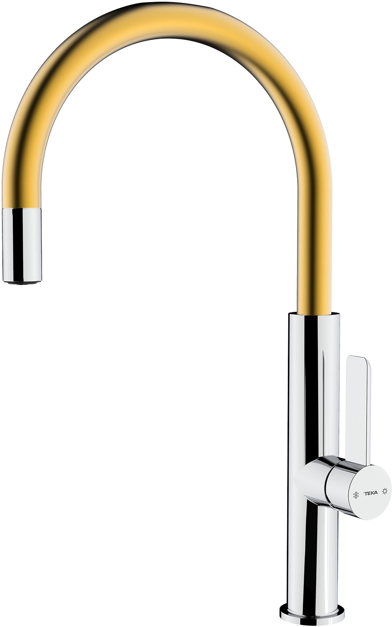 Teka FOT grifo de cocina de pie cromo-latón 116030034