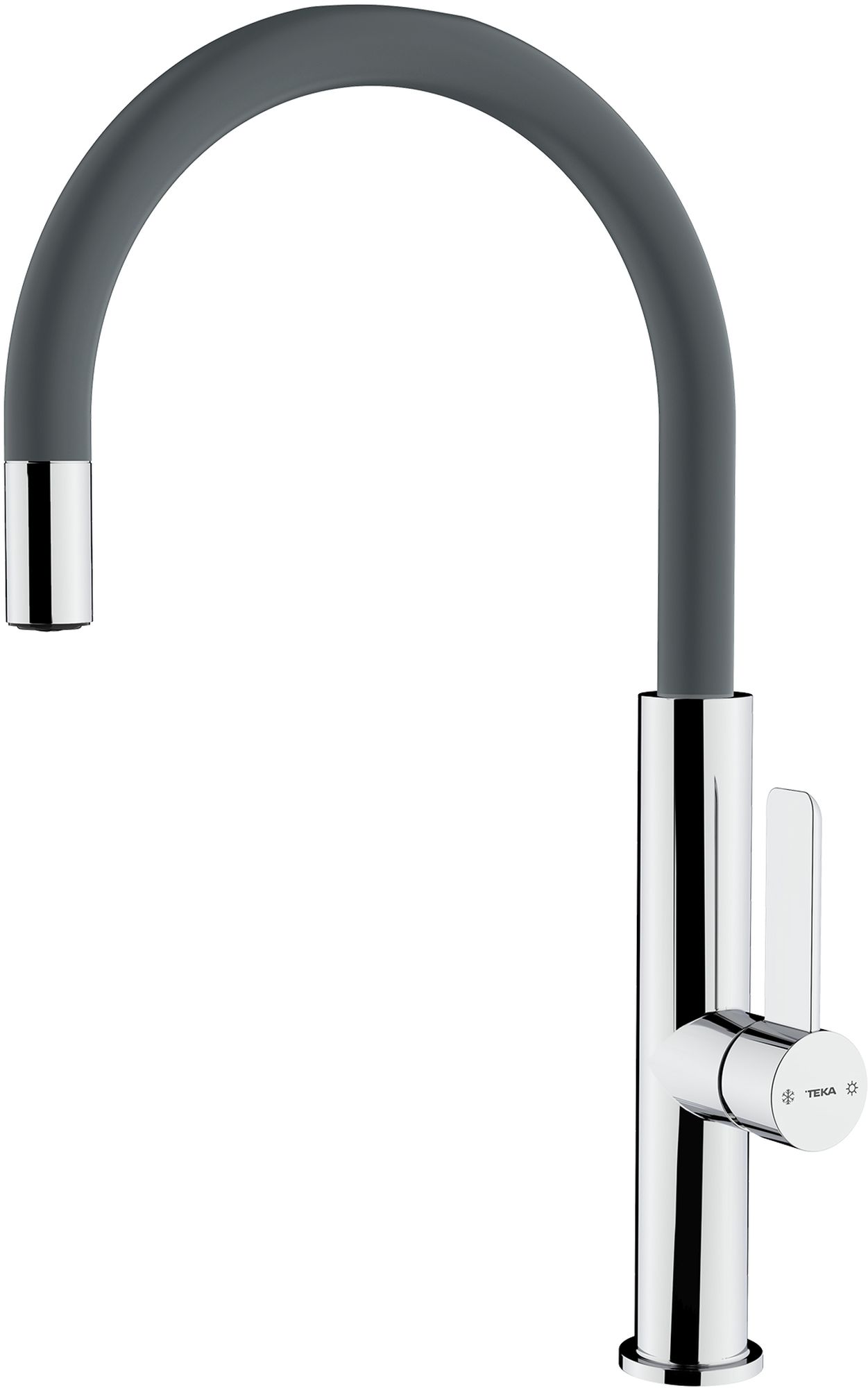 Teka FOT grifo de cocina de pie cromo-grafito/gris 116030046