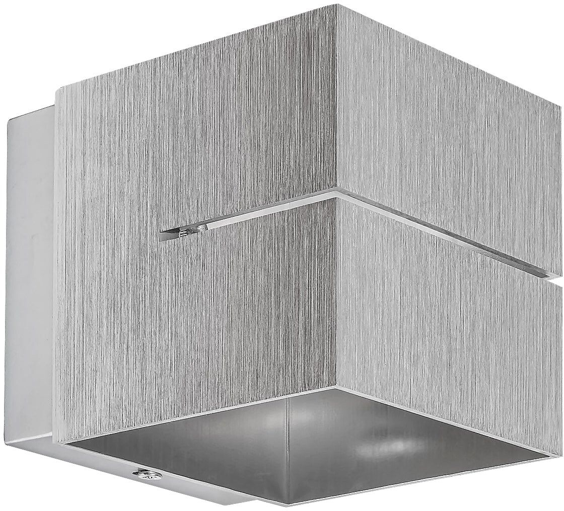 Rabalux Kaunas lámpara de pared 1x10 W aluminio 7019
