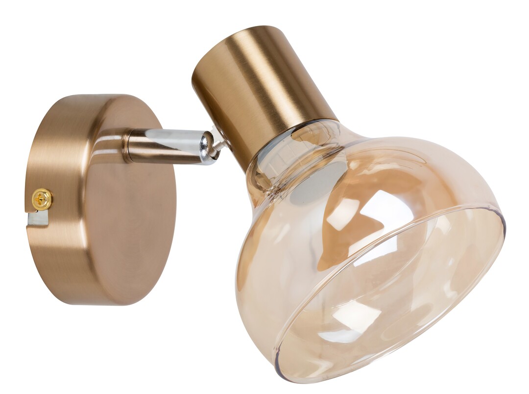 Rabalux Holly lámpara de pared 1x40 W latón-ámbar 5546
