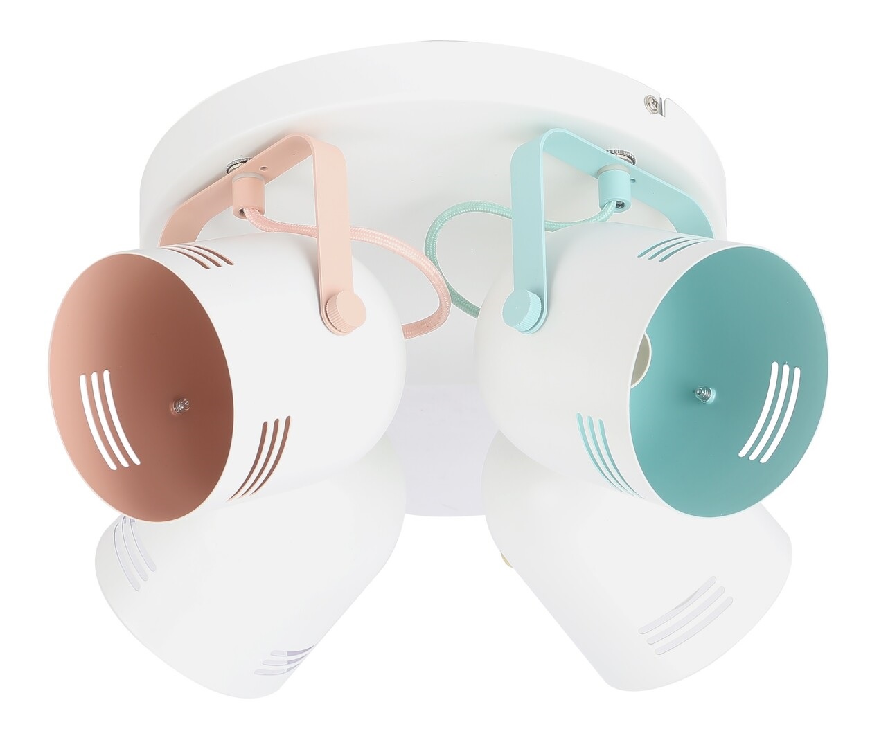 Rabalux Minuet lámpara de techo 4x40 W blanco-multicolor 7014