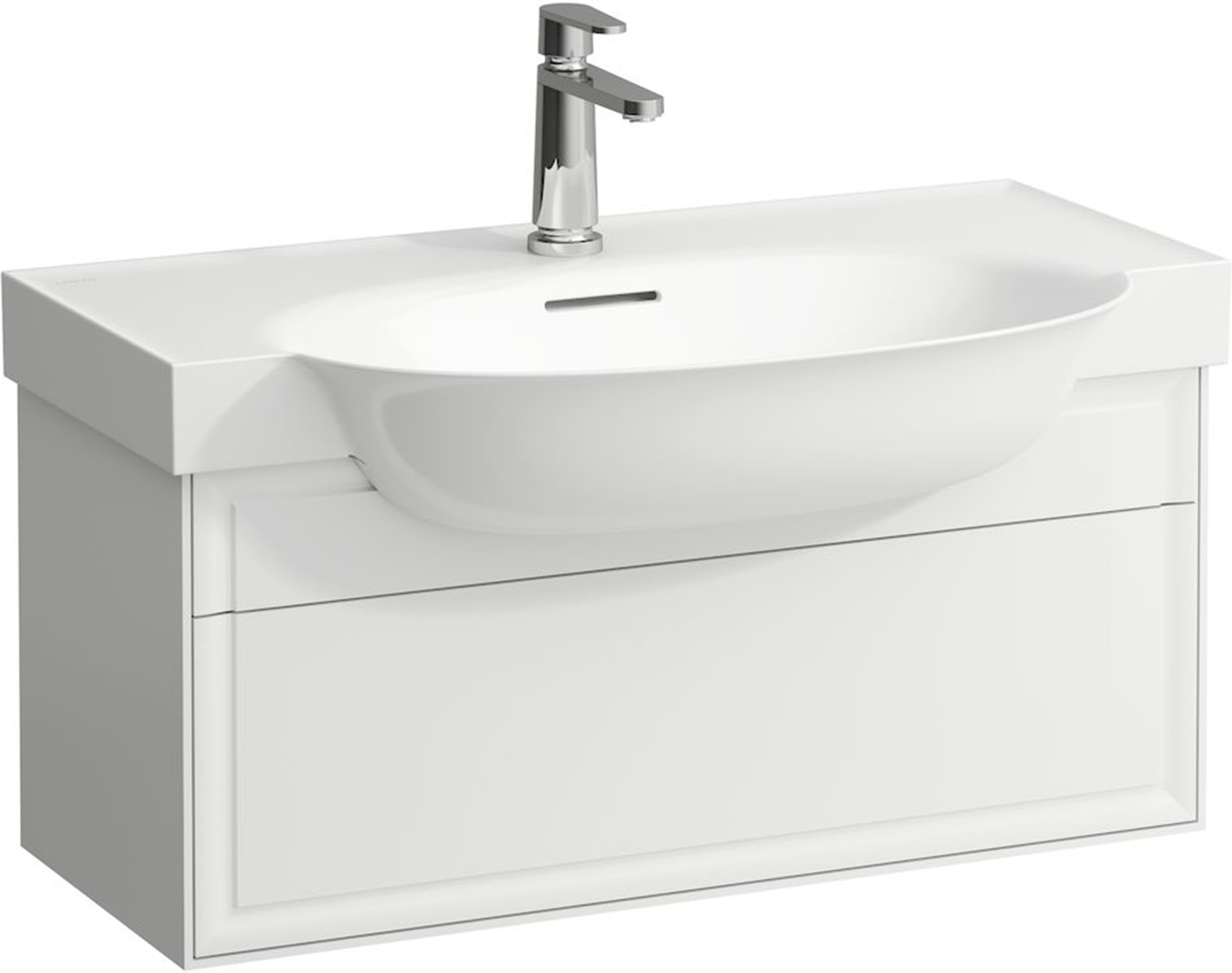 Laufen The New Classic armario 77.6x31.6x34.4 cm suspendido, para lavabo blanco H4060410856311