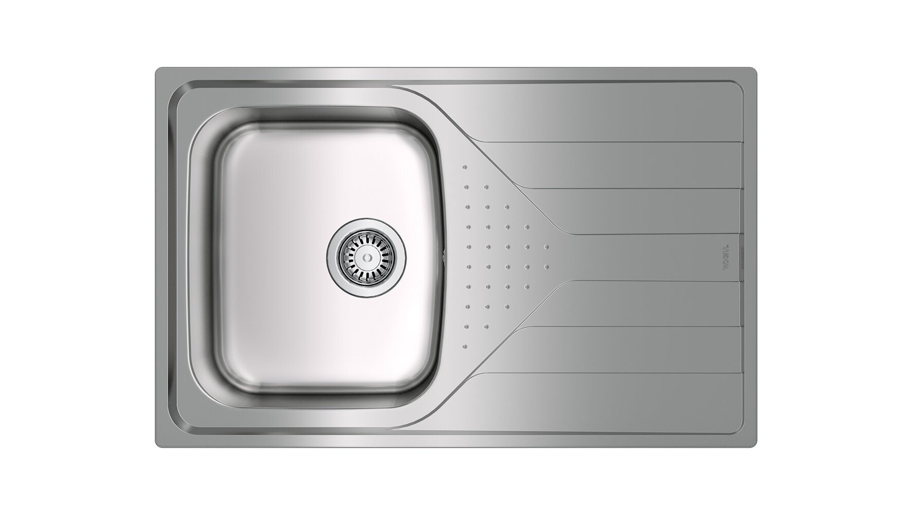 Teka Universe fregadero de acero con sifón 79x50 cm 115110011
