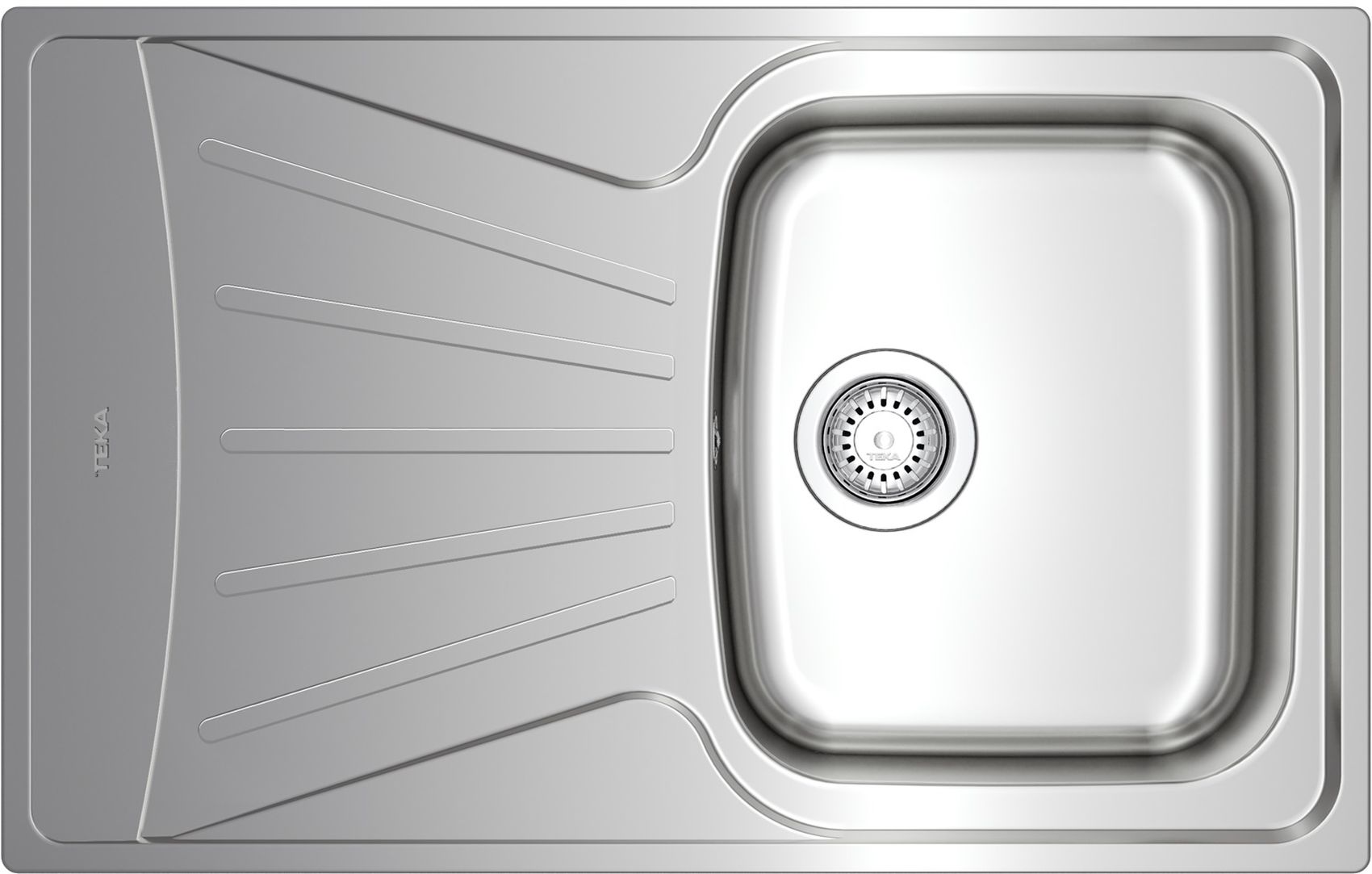 Teka Starbright fregadero de acero 79x50 cm 115120036