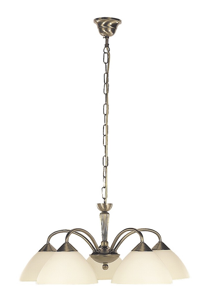 Rabalux Regina lámpara colgante 5x40 W latón-crema 8175