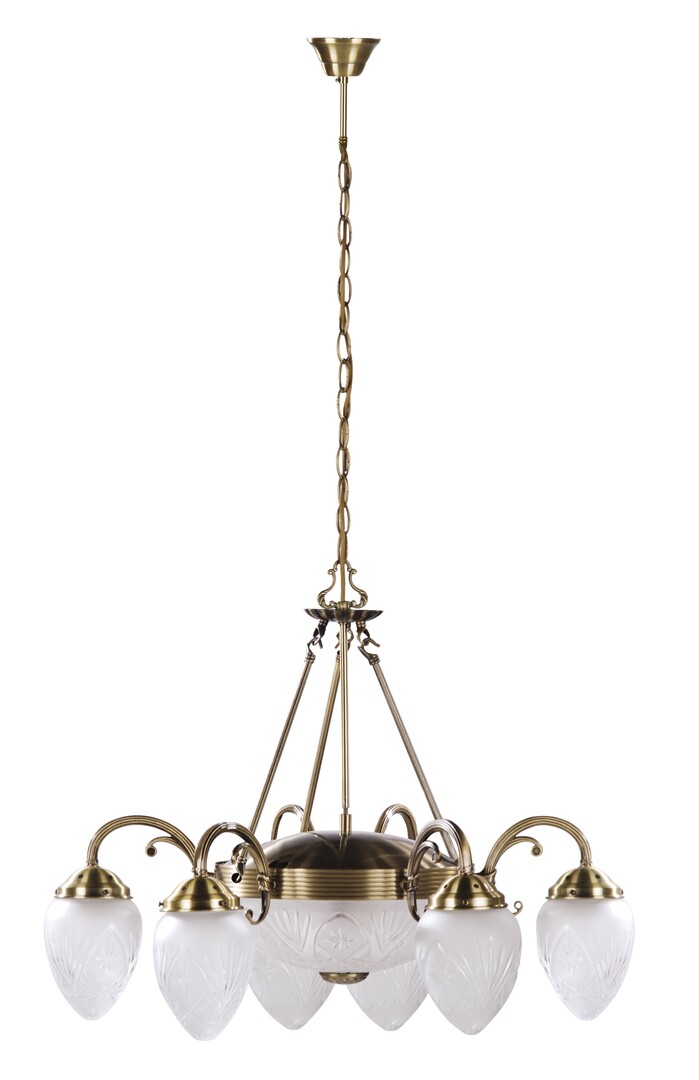 Rabalux Annabella lámpara colgante x60 W blanco-latón 8636