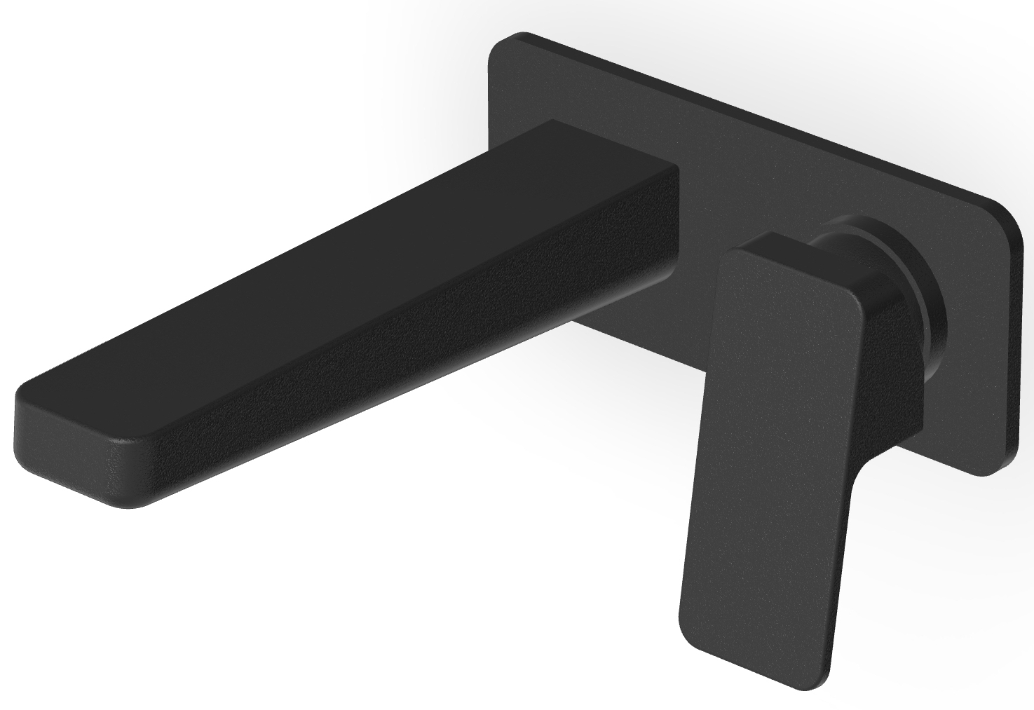 Zucchetti Jingle grifo para lavabo empotrado negro ZIN634.N1