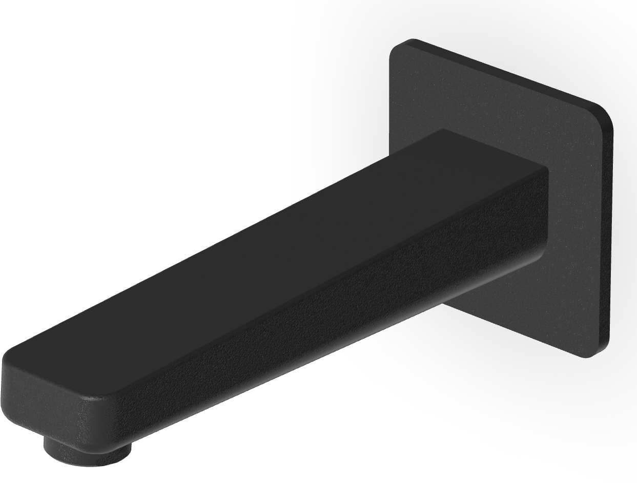 Zucchetti Jingle caño de grifo bañera negro Z92198.N1