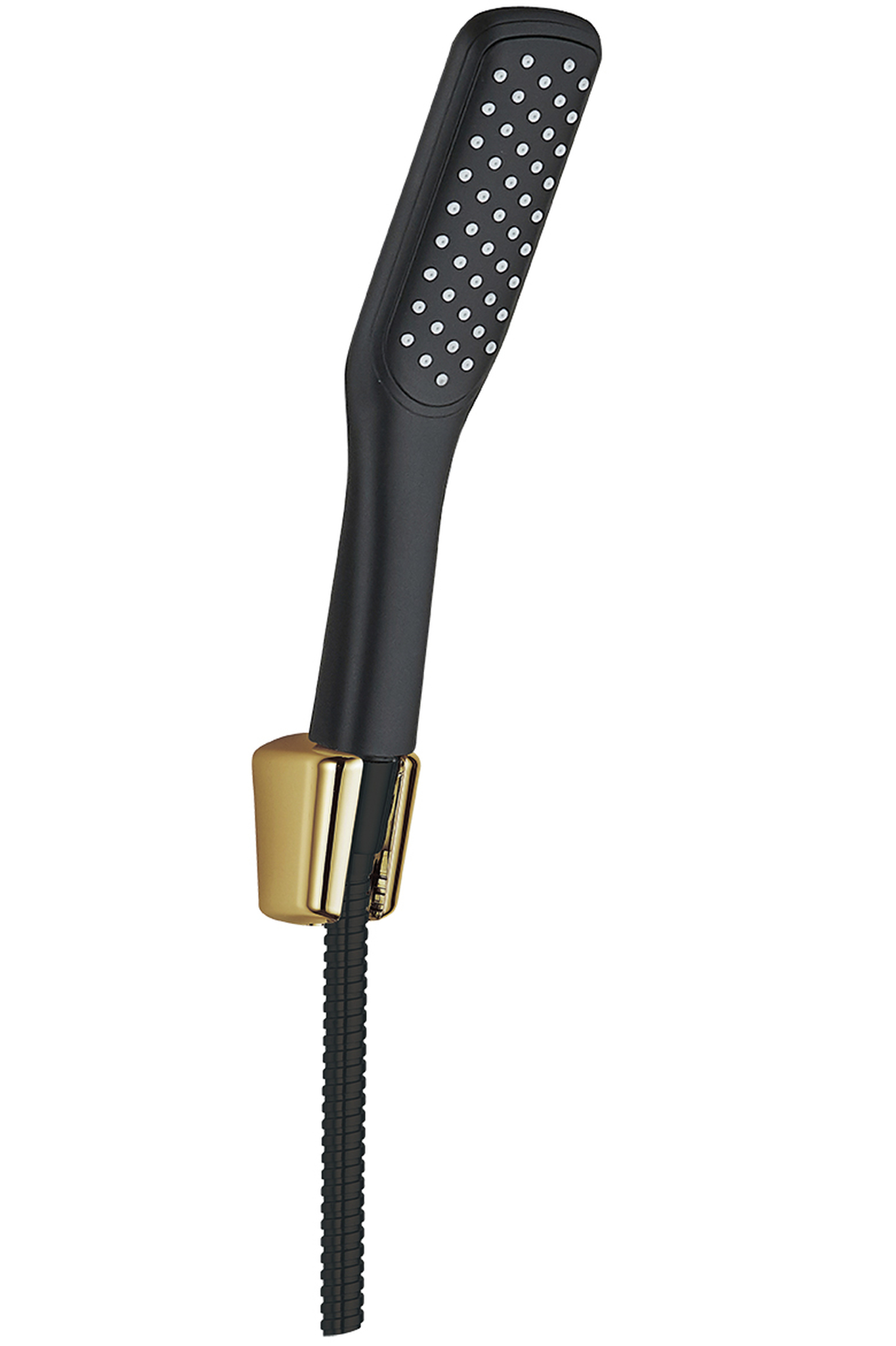 Kuchinox Alanis conjunto de ducha a pared negro-oro NQIB0AD